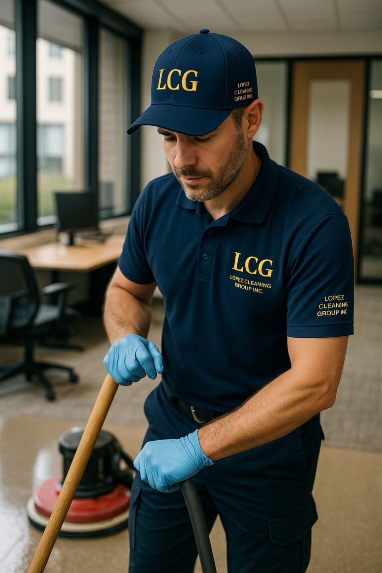 lcg worker cleaning